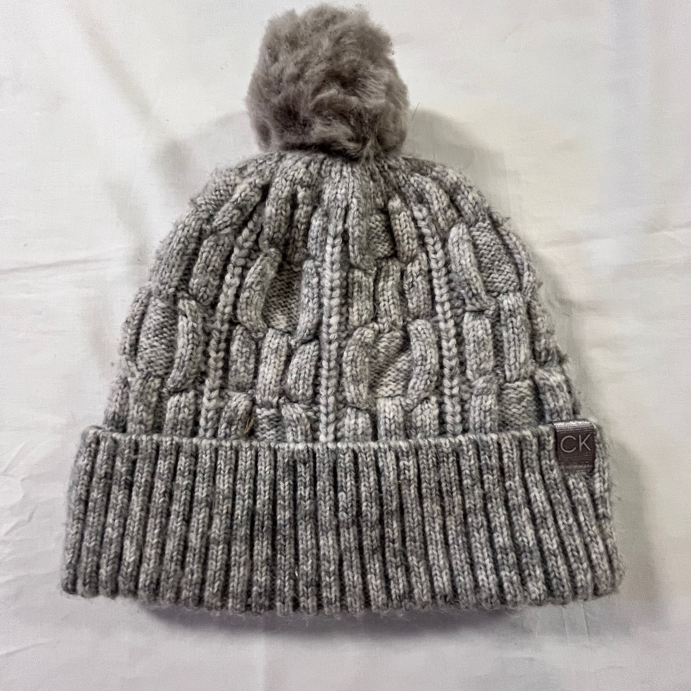Calvin Klein Light Gray Beanie